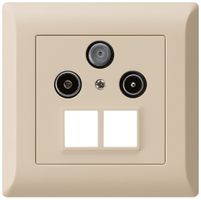 Presa antenna INC R/TV/SAT HMS kallysto.line beige