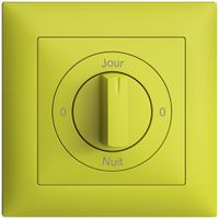 Kit front. 0-Jour-0-Nuit EDIZIOdue lemon 88×88mm per interr.rot