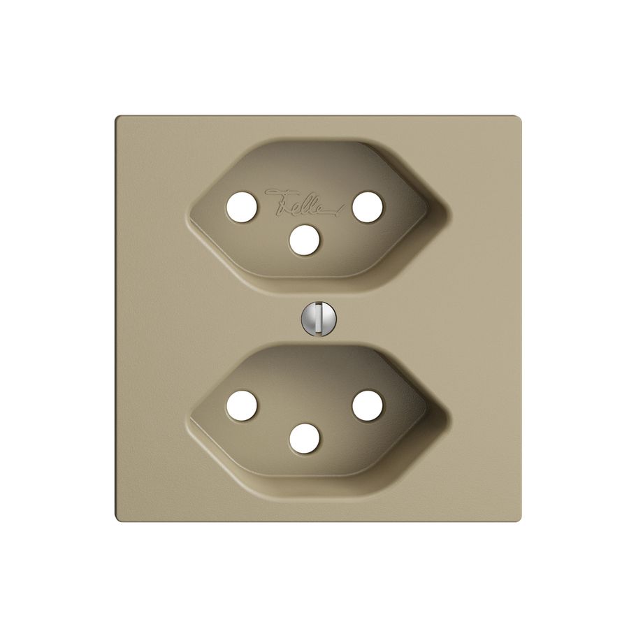 Frontplatte EDIZIOdue 2×T13 sand