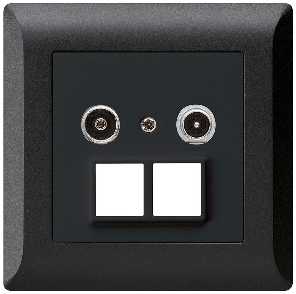 UP-Multimediadose kallysto.line R/TV 23dB 2GHz schwarz