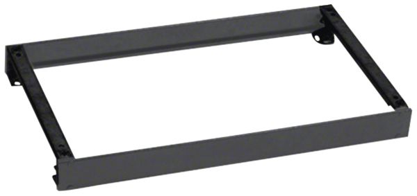 Socle Hager FZ913WE 849×100×375mm complet noir acier