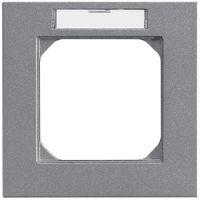 Telaio di copertura INC kallysto.pro 1×1 fjord 94×94mm con telaio iscrizione