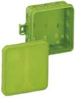 Boîte dérivation AP i 12 vide 85×85×37mm, vert