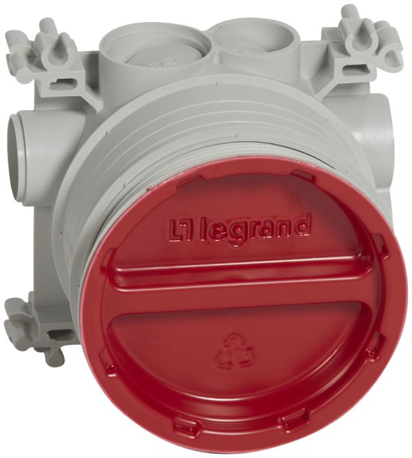 Bodendose Legrand, 2 Module, für Beton, Tiefe 71mm, EURO-Norm