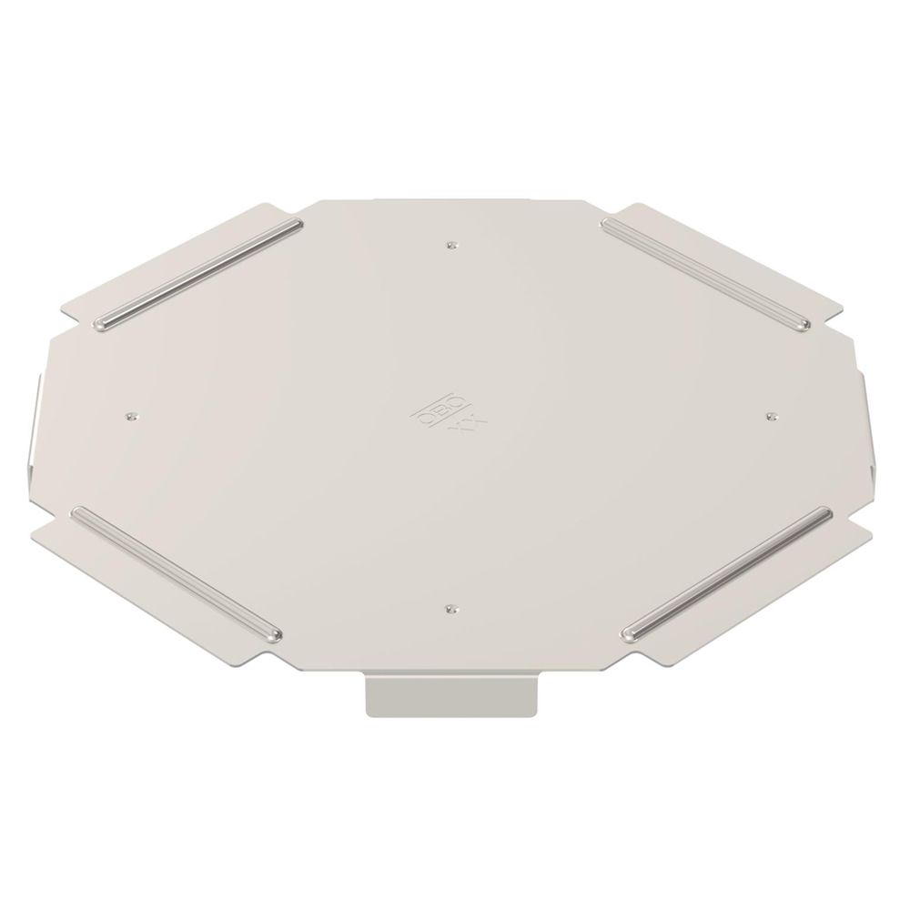 Coperchio BET RKD per pezzo a croce 100mm acciaio affinato A4 grezzo