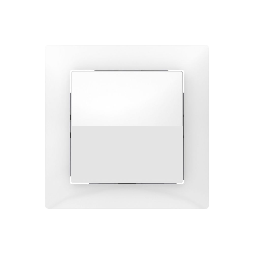 Bouton SIDUS pour sonnerie blanc brillant