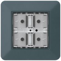Poussoir KNX ENC KTR p.4×touches 4×points actionnables LED anthracite