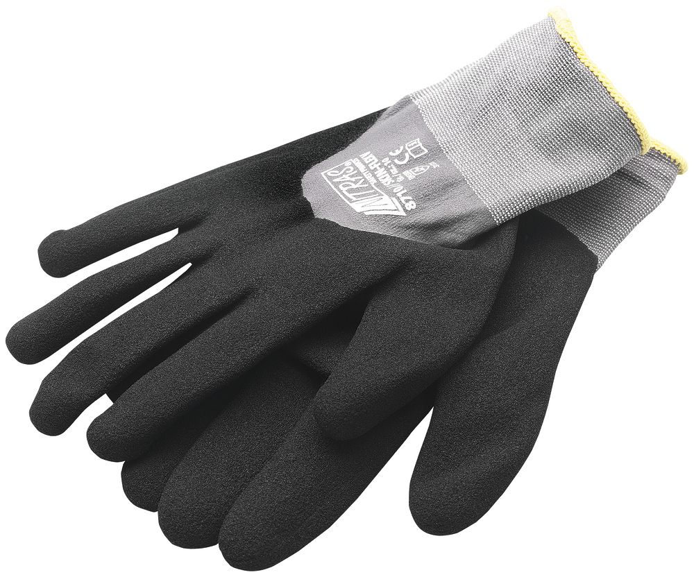 Arbeitshandschuhe CIMCO Standard Skinny Flex Grösse 9/L schwarz/grau