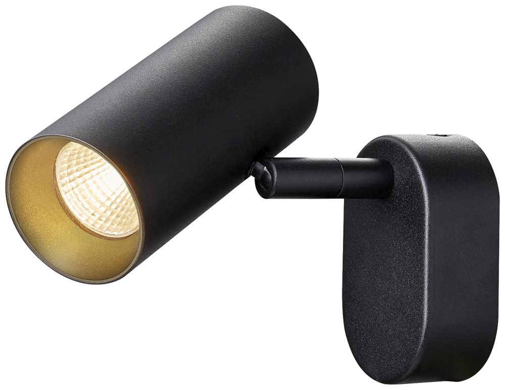 LED-Spot SLV NOBLO 6W 740lm 927 DIM 90×105×127mm schwarz