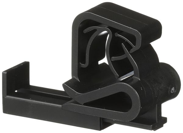Clip pour câble Ø 6.6…7.5mm, parallèle la fixation supérieure, noir