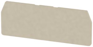 Abschluss-/Zwischenplatte Weidmüller ZAP/TW ZDU1.5/4AN 75.5×28.9mm beige