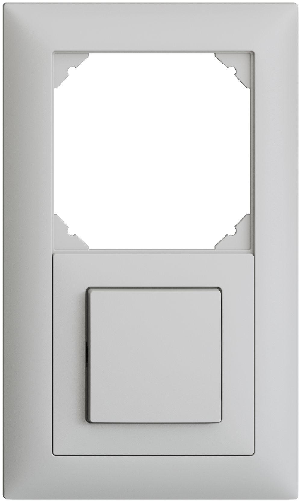 UP-Kombination leer+3/1P EDIZIOdue hellgrau