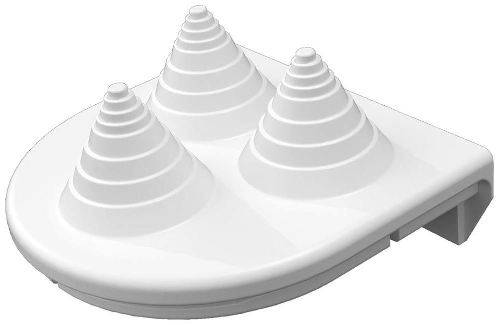 Passe-câbles Rittal SZ 4317.000 1…3×Ø1…21mm matière synthétique gris 25pcs