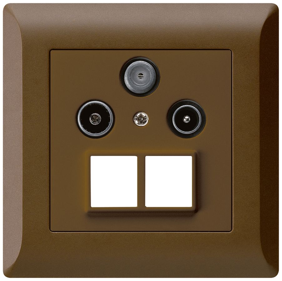 UP-Antennendose R/TV/SAT HMS kallysto.line braun