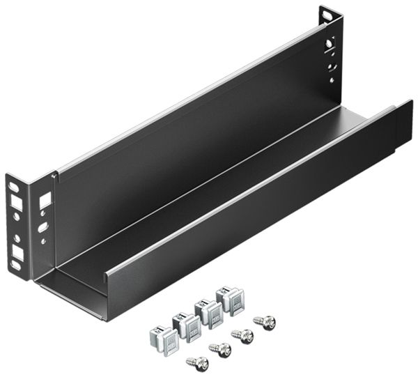 Panneau de passage de câbles Rittal DK 5302.043 350mm métal noir