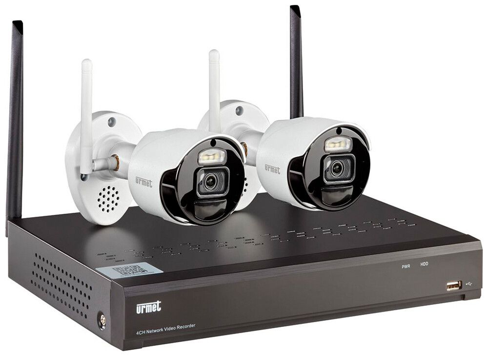 Système de surveillance vidéo Urmet standard 2×caméras 2MP Wi-Fi HDMI 1TB