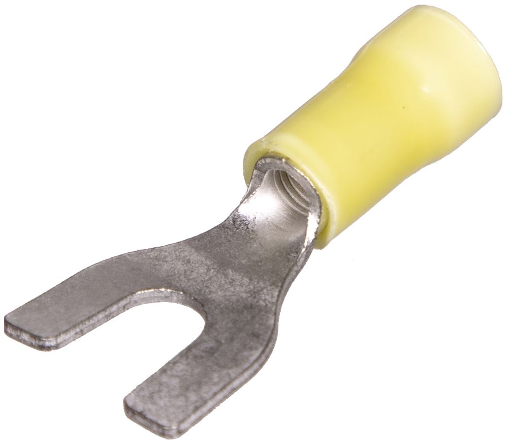 Cosse à sertir PLASTI-GRIP fourche M6 6mm² PVC jn