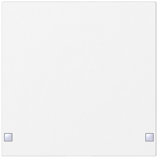 Touche SIDUS 1/2f pour senseur poussoir, blanc