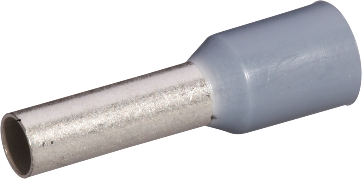 Aderendhülse Typ A isoliert 4mm²/9mm grau