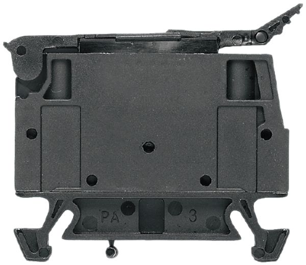 Sicherungs-Reihenklemme Weidmüller WSI Schraub.4mm² 6.3A G5×20, TS35 schwarz