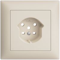 UP-Frontset EDIZIOdue crema 88×88mm 1×T15