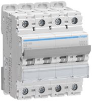 Leitungsschutzschalter Hager MCB 4P 415V Typ D 4A Icu 25kA 4TE