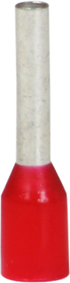 Embout de câble type B isolé 1mm²/8mm rouge