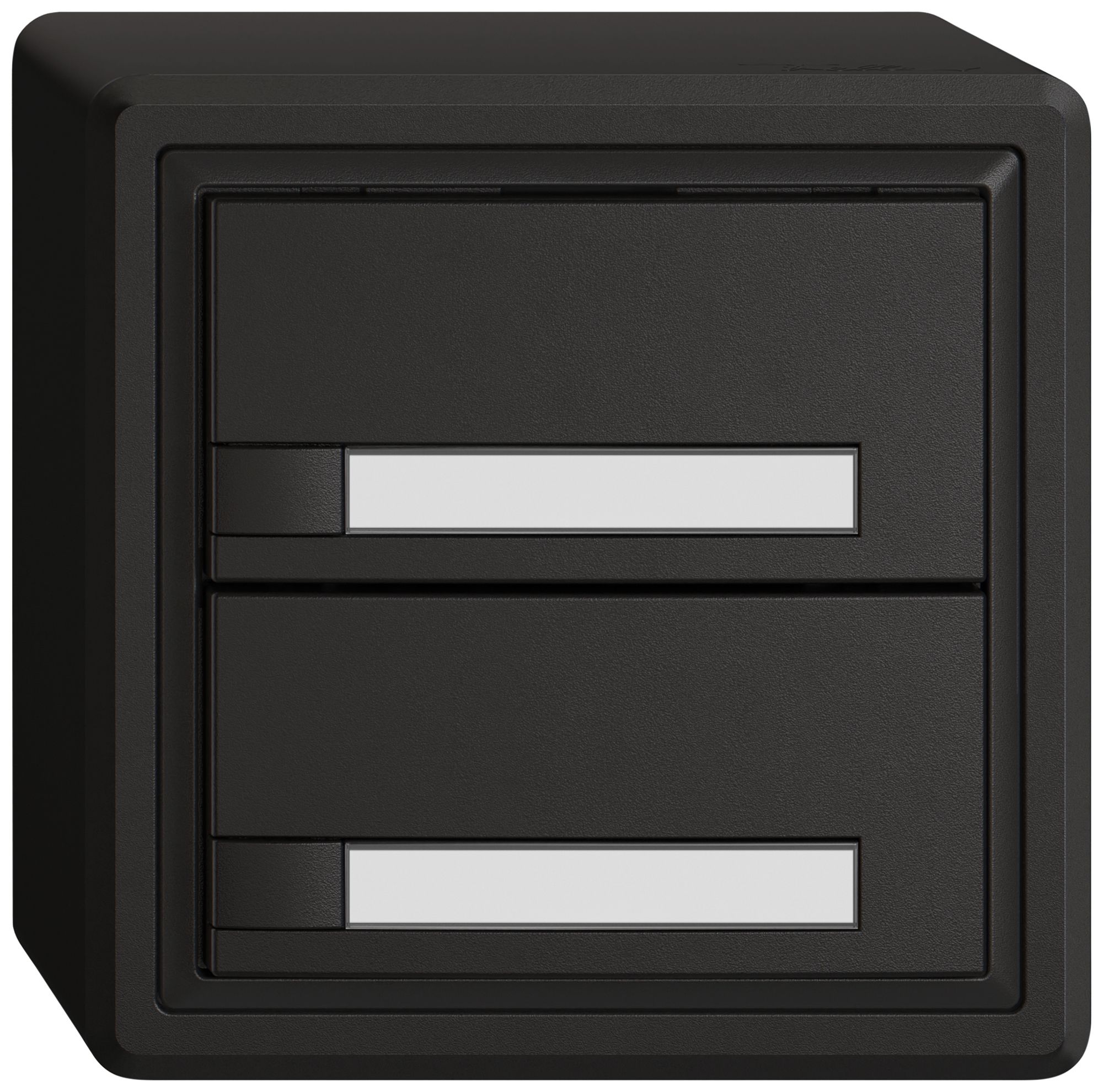 AP-Universaltaster EDIZIO.liv UNI SNAPFIX® o.LED 2× 1-Tbed.Pap.sz