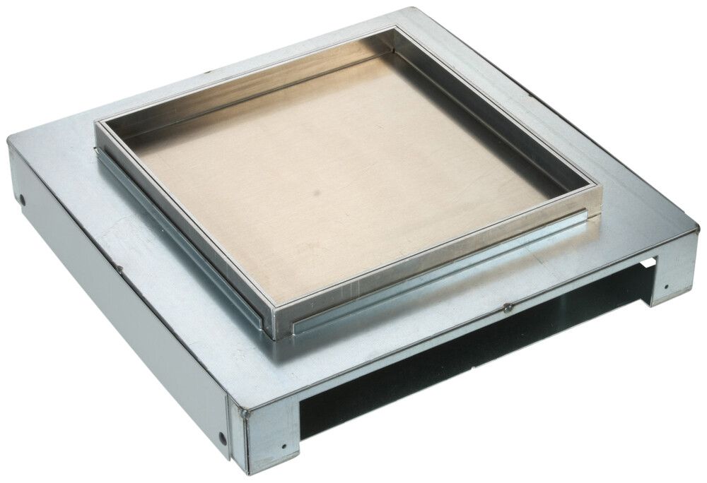 Zugdose ZUG 384×384×50mm Aluminium