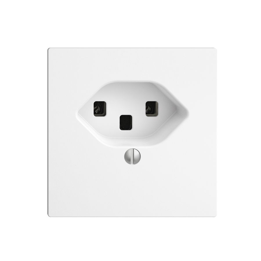 Prise ENC EDIZIOdue T23 16A blanc, bornes à vis