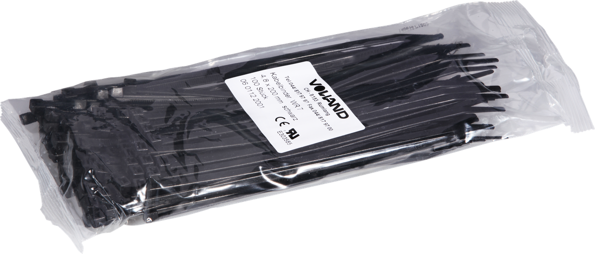 Kabelbinder Ty-Rap TY525MXR 4.8×186mm schwarz