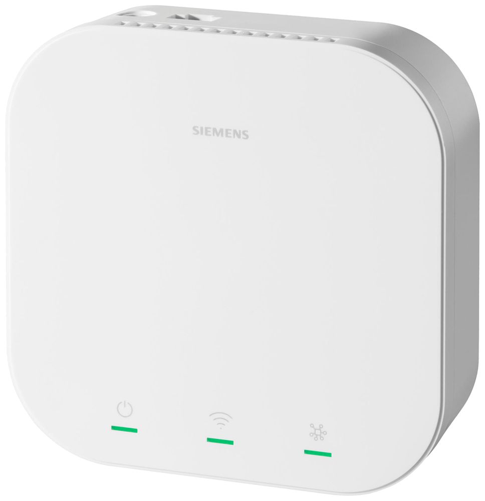 Gateway Siemens OCT200.KNBA, KNX IoT/BACnet IP, 1×RJ45, 100…240VAC, 117×117×43mm