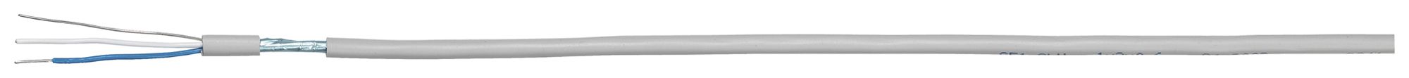 Câble d'installation G51 3×2×0.6mm blindé sans halogène gris Cca