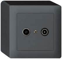 Presa di passaggio AP kallysto R/TV 19dB antracite