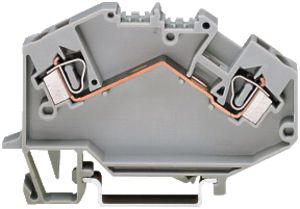 Borne de passage WAGO TopJob 4mm² gris