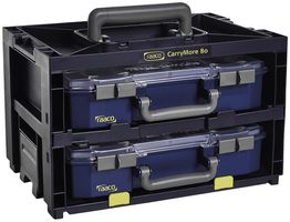 Valigia d'assortimento CIMCO CarryMore 80 2×CarryLite 80 griglia 4×8 9×inserti