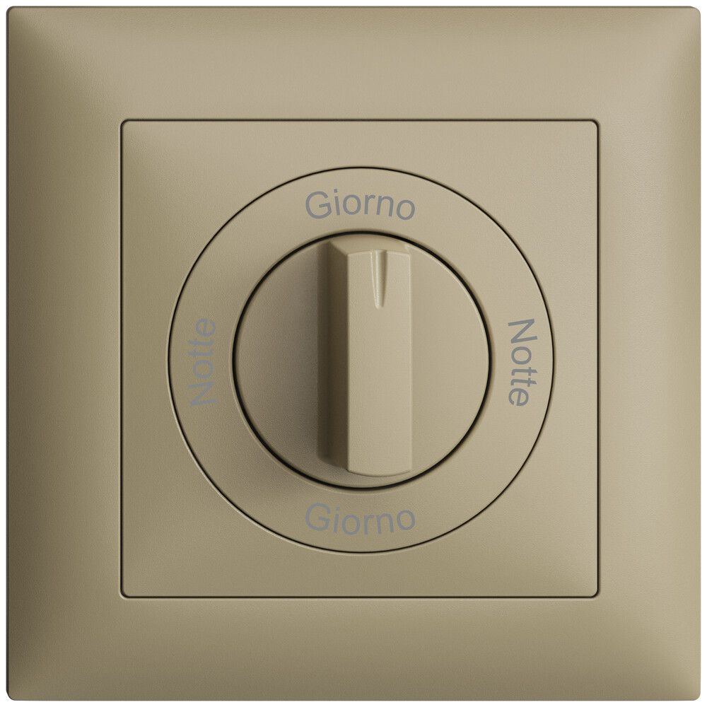 Frontset Notte-Giorno-Notte-Giorno EDIZIOdue 88×88mm sand