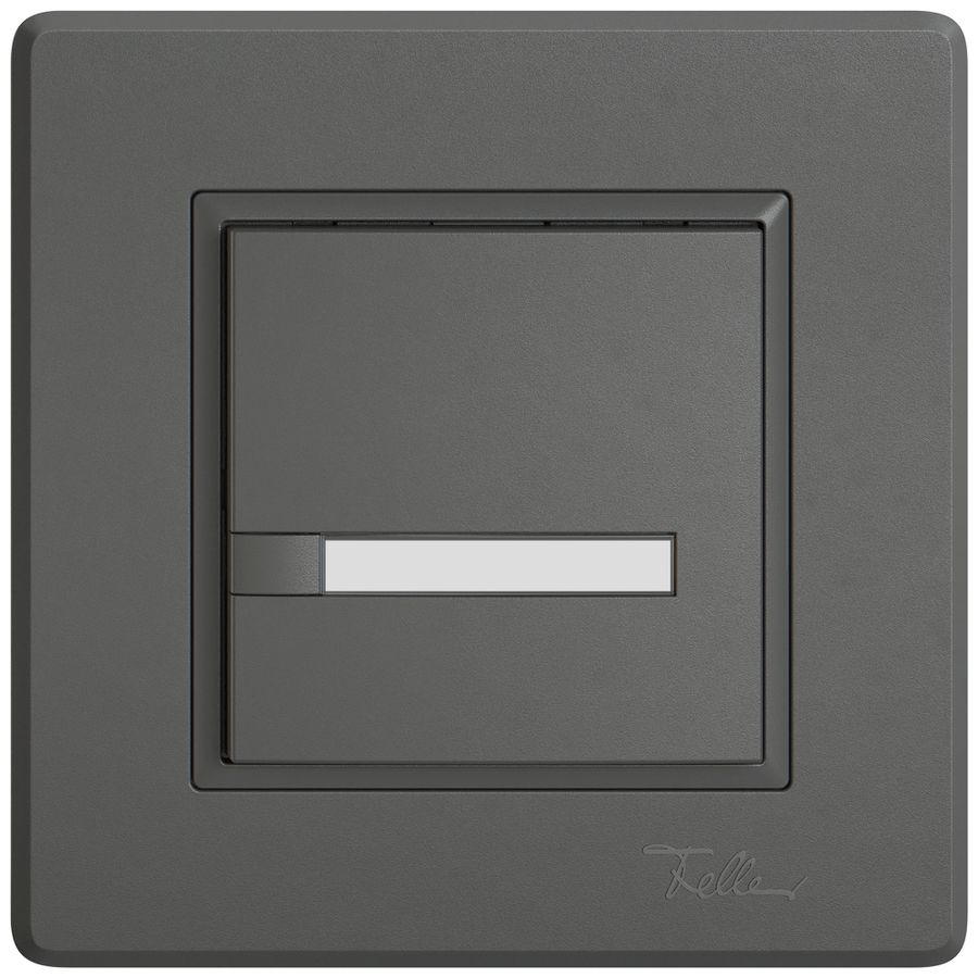 UP-Universaltaster EDIZIO.liv UNI SNAPFIX® o.LED 1× 1-Tbed.Pap.dgu