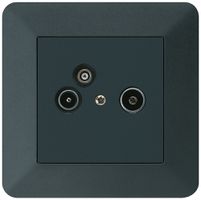 Prise pour antenne ENC R/TV/données kallysto.trend 2GHz 4dB noir