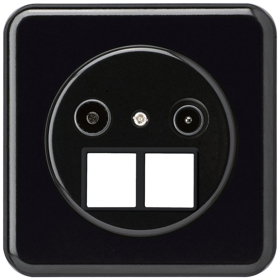 UP-Antennendose TV-R HMS basico C 14dB schwarz