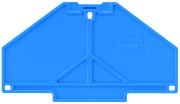 Plaque de fermeture Weidmüller PAP PRV/PPV4 70×3mm bleu