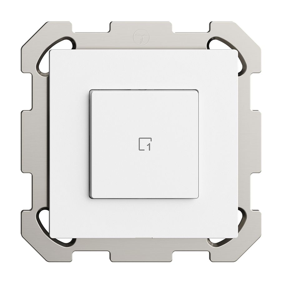 Poussoir scène ENC 1 scène/1T Edue Wiser blanc