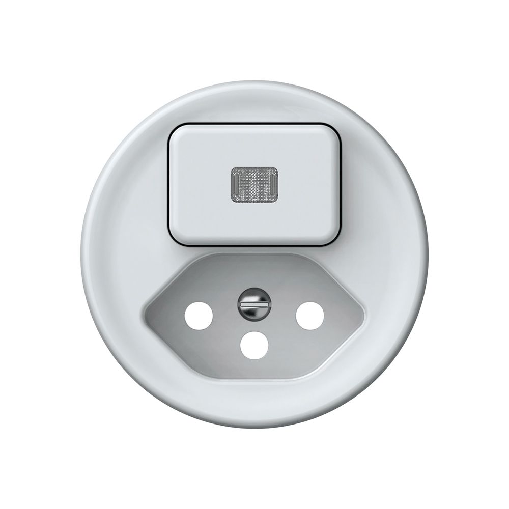 Kit frontale origin combinazione bottone luminoso + T13 60×60mm bi