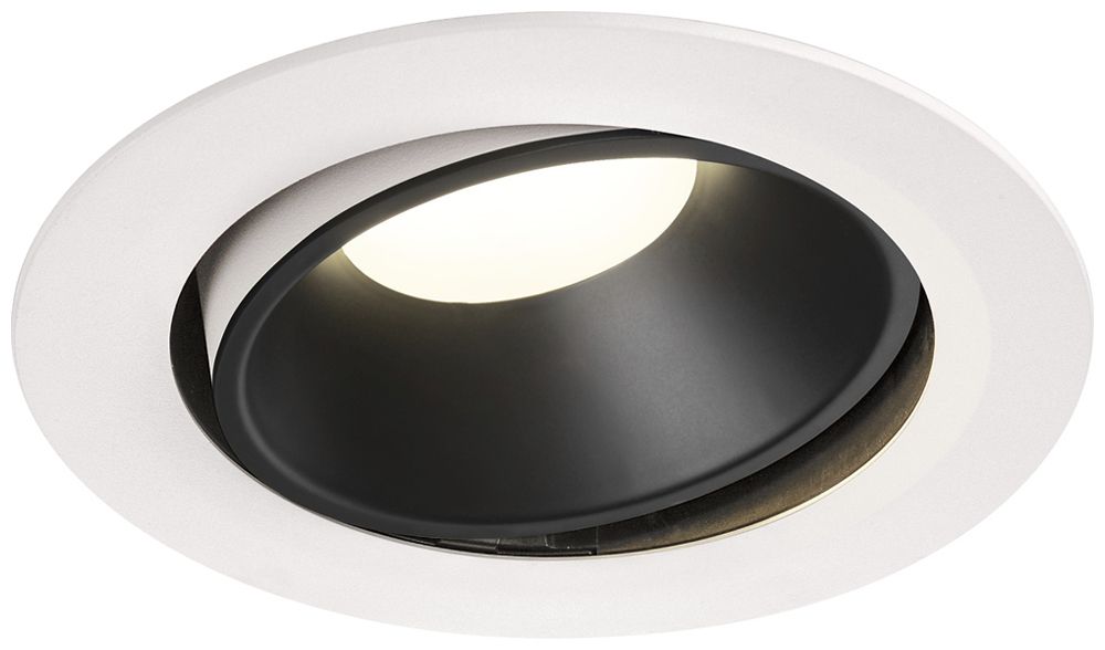 LED-Downlight SLV NUMINOS MOVE XL 37.4W 3600lm 4000K 20° DIM Ø190×118mm ws/sz