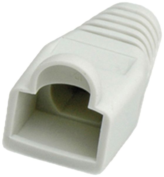 Knickschutz ROLINE RJ45 Ø6mm Kunststoff grau 10Stk.