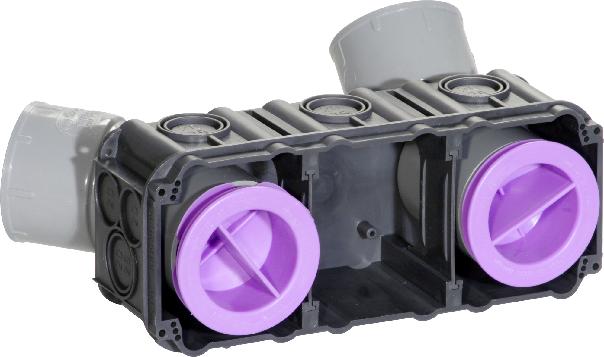 Schalungsdose 50mm 3-teilig