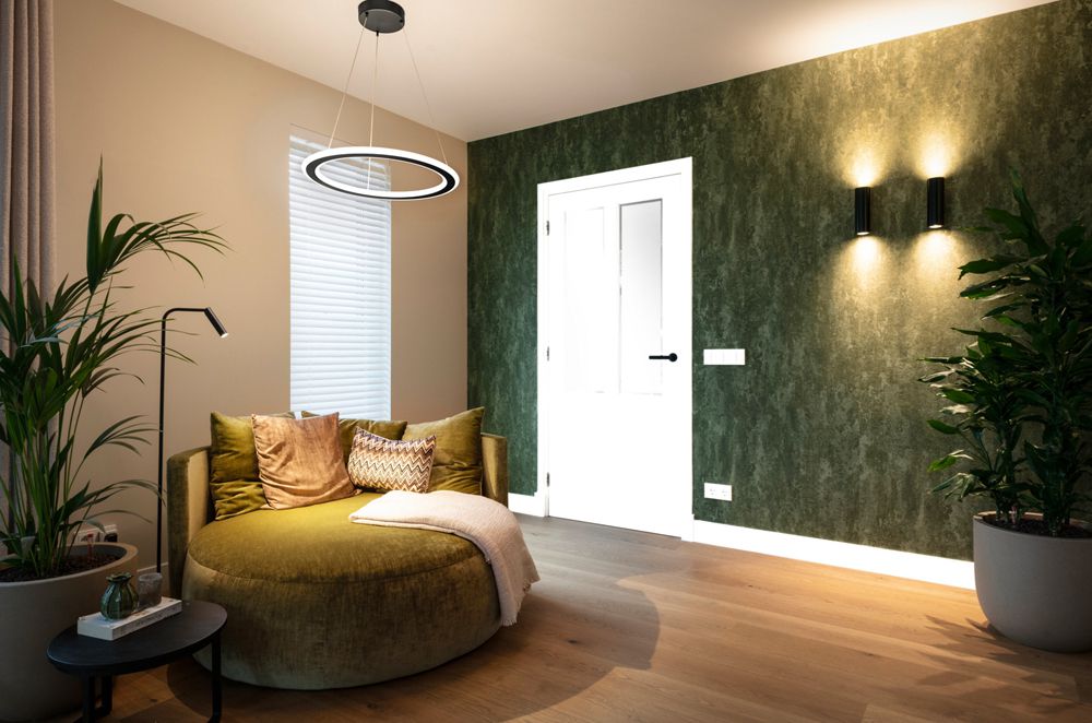 LED-Pendelleuchte SLV ONE FLAT 23W 1300lm 927/930 DIM Ø600 schwarz