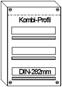 Tableau de distribution AP HAG 3R/48modules 340×500×97mm
