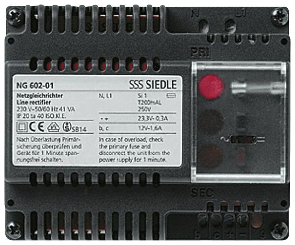 Alimentation Siedle, pour système 1+n