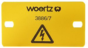 Klemmenabdeckung Woertz für 7 Klemmen 4mm²